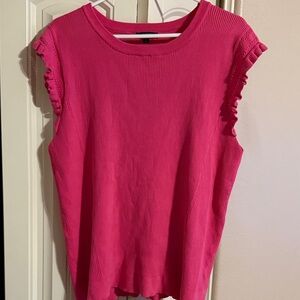 Skies Are Blue Vibrant Pink Tank Top